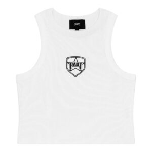 PADT Symbol Crop Top White