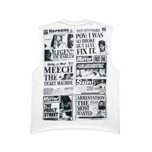 News papers sleeveless (print logo)